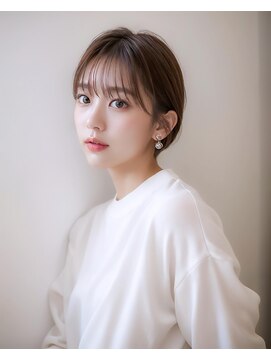 アグ ヘアー ネスト 茨木店(Agu hair nest) 大人ショートボブ 20代30代40代ヘア 小顔 大阪クビレ茨木