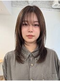 小顔見せ似合わせレイヤーカット