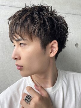 ロミーオム 本厚木(ROMMY. Homme) 本厚木レイヤーマッシュ刈り上げツーブロックアクティブショート