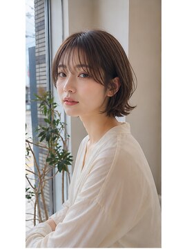 ビーアップヘアー(be:up hair) 大人可愛い外ハネショートボブ