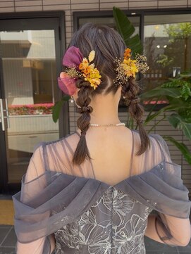 ソーイ ヘアー 平尾(soi hair) ヘアセット・ツイン編みおろし・平尾美容室