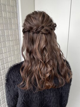 シャルムバイケンジ(Charm.by KENJE) 【ハーフアップ】結婚式/お呼ばれヘア/銀座/有楽町/ヘアアレンジ