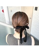ソノ(sono) シニヨン アップヘア ボブヘアセット 参列ヘア お呼ばれヘア