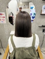 メルシー 福岡天神店(Merci) 福岡天神ボブ×自然な縮毛矯正で朝ラク