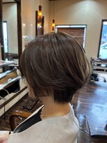 ワサビ 美容室 WASABI 江南店&nbsp;赤みを抑えるオリーブグレージュショート