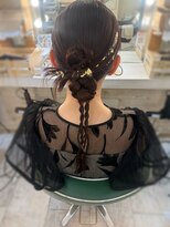 ヘアメイク エンカレッジ(HAIR MAKE encourage) カチモリヘア 金箔付き