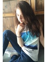 リマ(RIMA)&nbsp;【RIMA】HARUKI 外国人風☆Ashグレージュ×パーマstyle