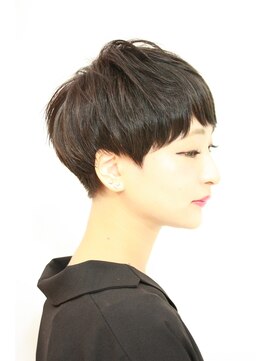 ヘア デザイン リスク(HAIR DESIGN RISK) 【RISK 高橋勇太】三鷹 カットが上手い 黒髪ベリーショート