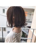 【BEER 山崎雄太朗】ストレート+スロウカラー 外はねボブ