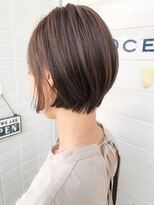 オーシャン(Ocean)&nbsp;［OCEAN　Hair&Life]グラボブ☆刈り上げ女子☆ネイビーカラー☆