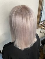 ファンド 千葉(fand)&nbsp;斜めバング/グレージュカラー/デザインカラー/シルキーベージュ