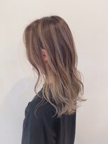 アニータバイガネイシャ(Aujua anita by ganesha)&nbsp;シルキーベージュ×バレイヤージュ#髪質改善#長浜#ブリーチ