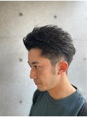 アップバング2ブロックスタイル