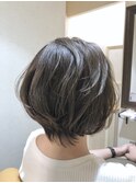 tuuli筑紫野店☆ショートスタイル☆くすみカラー☆カット☆