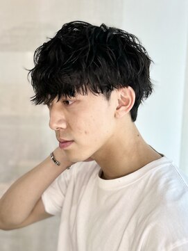 クロト(Clotho) 波巻き/スパイラルパーマツイストスパイラルメンズカットウルフ