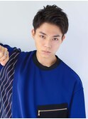 【翁長孝輔】黒髪爽やか七三アップバング/短髪ツーブロック