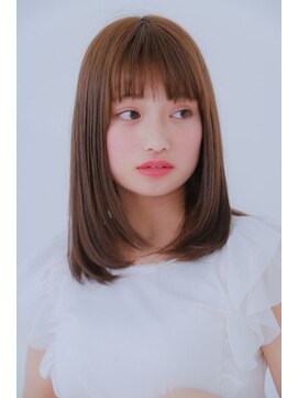 アリアバイエクラート 池袋店(ARiA by ECLART) 大人可愛いうるツヤストレートロブ