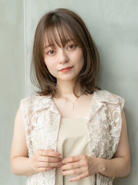 イオ 本厚木(io) レイヤーボブ似合わせカットワイドバングイメチェン小顔