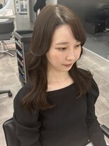 韓国ヘア/顔周り/レイヤーカット/くびれヘア/宮田里穂