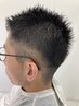『メンズ限定』クレンジングスパ+デザインカット　￥5500
