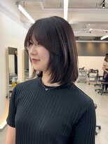 韓国風レイヤーボブ