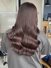 カット＋透明感ケアカラー＋髪質改善トリートメント(倉敷美容院/倉敷美容室)