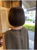 上品な丸みボブ