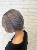 透明感カラー★20代30代ダブルカラーブリーチグレージュアッシュ