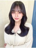 韓国ヘア レイヤーカット 顔まわりカット 前髪