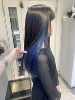 テトラ バイ ネオリーブ 横浜西口店(tetra by neolive)&nbsp;＊スカイブルーインナーカラー＊[横浜/横浜駅]