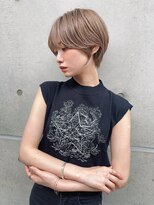 ロンド レア 天神大名店(Lond Le’a) デザインカラー/レイヤーカット/ウェットヘア/オリーブベージュ