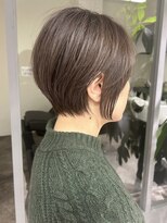 GBG 自由が丘&nbsp;くびれショートボブ40代50代グレイカラー白髪染め白髪ぼかし