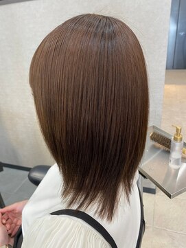 クララ バイ マニスオブヘアー(CLALA by Manis of hair) 髪質改善/セミロング/ナチュラルブラウン