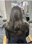 オリーブグレージュ　20代/30代/ブリーチなし