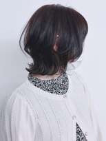 モリオフロムロンドン 松戸店(Morio from London)&nbsp;【松戸　テラカド】大人丸みウルフ　ミニウルフ　絶壁解消　黒髪