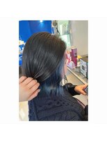 チップタップ 府中店(tip top)&nbsp;インナーカラー　blue