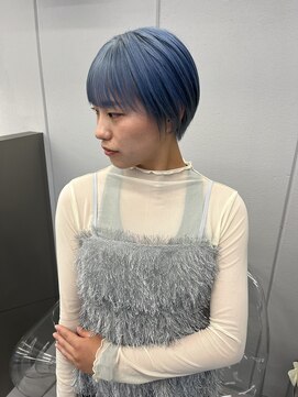 ロテ 名古屋 名駅店(Lote.) ホワイトグレージュ/デジタルパーマ/チェリーブラウン