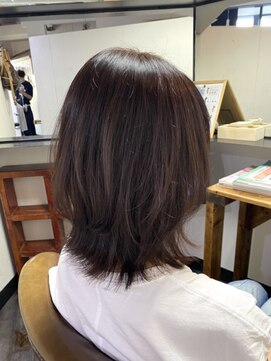 カミケン 方木田店(kamiken.) ミディアムレイヤースタイルで夏を涼しく【カミケン方木田】