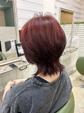 ルヴェール 北方店(LeVert) ツートンデザインカラー/髪質改善oggiottoトリートメント