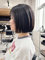 サクラ オモテサンドウ(SAKURA)&nbsp;美髪矯正で作る切りっぱなしボブ　乾かすだけ　髪質改善　表参道