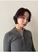 [天神今泉/クラゲヘアー/小顔に見せるヘア/ココアベージュ]