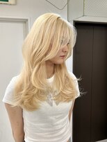 ヴィア 京都烏丸(Via)&nbsp;レイヤー/レイヤーカット/ブロンド/ケアブリーチ/ハイトーン