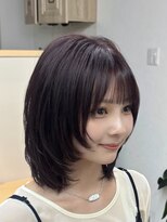 トト 船橋店(toto.)&nbsp;■ダークブルー/レイヤーカット/ミルクティーブロンド[船橋]