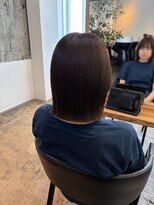 サイ(sai)&nbsp;パツッと大人ボブ ＊ クールブラウン