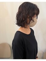 エフ ヘアーアンドリラクゼーション(F. hair & relaxation)&nbsp;簡単スタイリング×ボブパーマデジタルパーマニュアンスウルフ