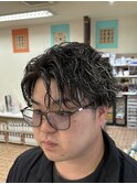 ハイライト×波巻きスパイラルセンターパート