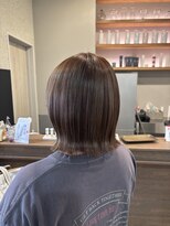 ハロ 蕨(HALO)&nbsp;ハイライトミルクティーブラウン【阿部佑香】