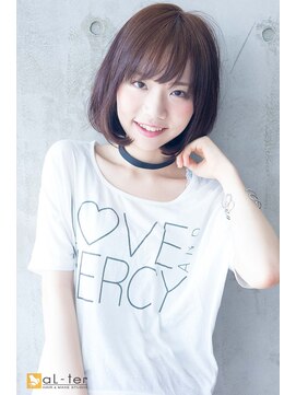 アルターリアン(aL ter LieN) 【aL-ter LieN TAKU】小顔カット☆愛されワンレンボブ　千葉