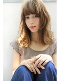 【Blanc】外国人風ゆるふわウェーブセミロング
