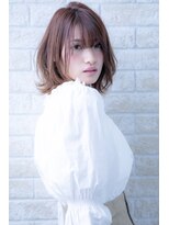 ヘアーアートシフォン 川口東口店(hair art chiffon) グラデーションカラー,Wカラー&無造作カールのボブディ【川口】